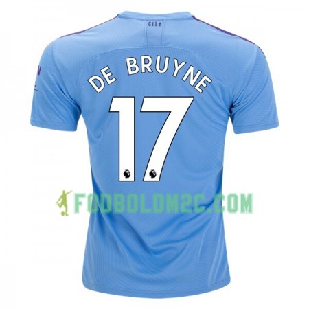 Manchester City De Bruyne 17 Hjemmebanesæt 2019/20 Kortærmet